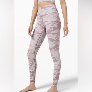 Lululemon wunder under high rise ribbed 28” size 10